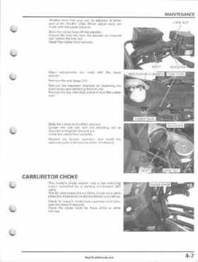 2005-2011 Honda FourTrax Foreman TRX500 FE/FPE/FM/FPM/TM Service Manual, Page 85