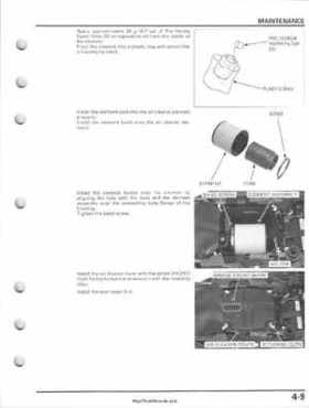 2005-2011 Honda FourTrax Foreman TRX500 FE/FPE/FM/FPM/TM Service Manual, Page 87