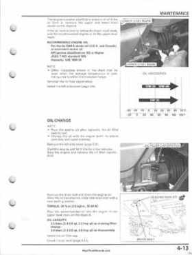2005-2011 Honda FourTrax Foreman TRX500 FE/FPE/FM/FPM/TM Service Manual, Page 91