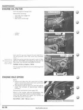 2005-2011 Honda FourTrax Foreman TRX500 FE/FPE/FM/FPM/TM Service Manual, Page 92