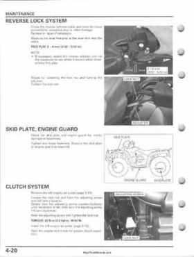 2005-2011 Honda FourTrax Foreman TRX500 FE/FPE/FM/FPM/TM Service Manual, Page 98