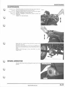 2005-2011 Honda FourTrax Foreman TRX500 FE/FPE/FM/FPM/TM Service Manual, Page 99