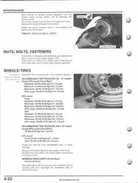 2005-2011 Honda FourTrax Foreman TRX500 FE/FPE/FM/FPM/TM Service Manual, Page 100