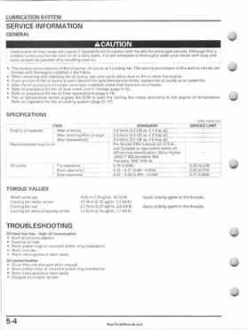 2005-2011 Honda FourTrax Foreman TRX500 FE/FPE/FM/FPM/TM Service Manual, Page 106
