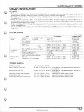 2005-2011 Honda FourTrax Foreman TRX500 FE/FPE/FM/FPM/TM Service Manual, Page 189