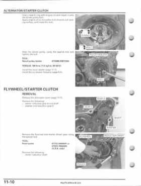 2005-2011 Honda FourTrax Foreman TRX500 FE/FPE/FM/FPM/TM Service Manual, Page 222