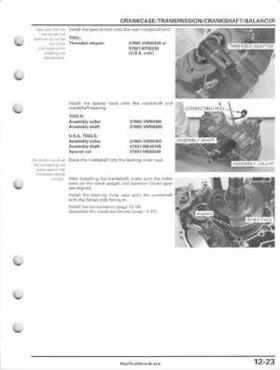 2005-2011 Honda FourTrax Foreman TRX500 FE/FPE/FM/FPM/TM Service Manual, Page 249