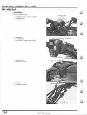 2005-2011 Honda FourTrax Foreman TRX500 FE/FPE/FM/FPM/TM Service Manual, Page 266