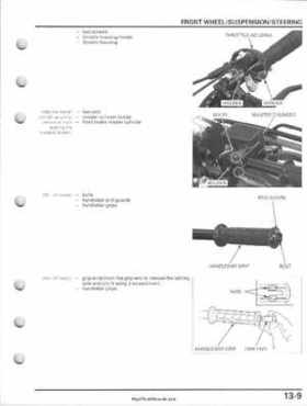 2005-2011 Honda FourTrax Foreman TRX500 FE/FPE/FM/FPM/TM Service Manual, Page 267