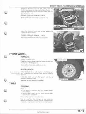 2005-2011 Honda FourTrax Foreman TRX500 FE/FPE/FM/FPM/TM Service Manual, Page 271