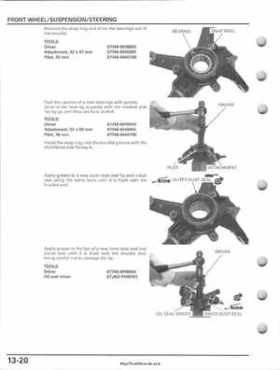 2005-2011 Honda FourTrax Foreman TRX500 FE/FPE/FM/FPM/TM Service Manual, Page 278