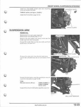 2005-2011 Honda FourTrax Foreman TRX500 FE/FPE/FM/FPM/TM Service Manual, Page 281