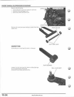 2005-2011 Honda FourTrax Foreman TRX500 FE/FPE/FM/FPM/TM Service Manual, Page 282