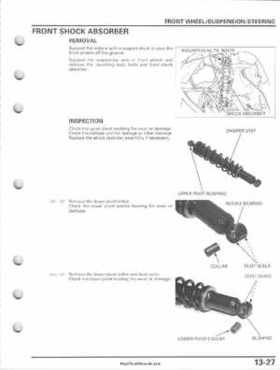 2005-2011 Honda FourTrax Foreman TRX500 FE/FPE/FM/FPM/TM Service Manual, Page 285