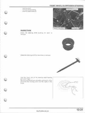 2005-2011 Honda FourTrax Foreman TRX500 FE/FPE/FM/FPM/TM Service Manual, Page 289