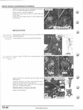 2005-2011 Honda FourTrax Foreman TRX500 FE/FPE/FM/FPM/TM Service Manual, Page 298