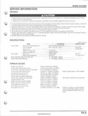 2005-2011 Honda FourTrax Foreman TRX500 FE/FPE/FM/FPM/TM Service Manual, Page 321