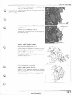 2005-2011 Honda FourTrax Foreman TRX500 FE/FPE/FM/FPM/TM Service Manual, Page 325