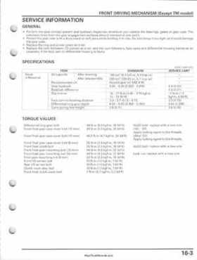 2005-2011 Honda FourTrax Foreman TRX500 FE/FPE/FM/FPM/TM Service Manual, Page 341