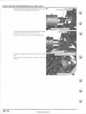 2005-2011 Honda FourTrax Foreman TRX500 FE/FPE/FM/FPM/TM Service Manual, Page 352