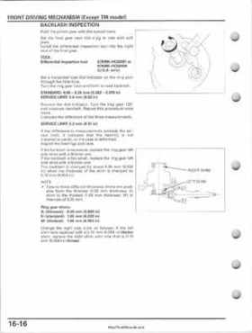 2005-2011 Honda FourTrax Foreman TRX500 FE/FPE/FM/FPM/TM Service Manual, Page 354