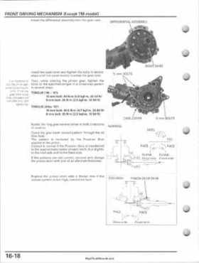 2005-2011 Honda FourTrax Foreman TRX500 FE/FPE/FM/FPM/TM Service Manual, Page 356