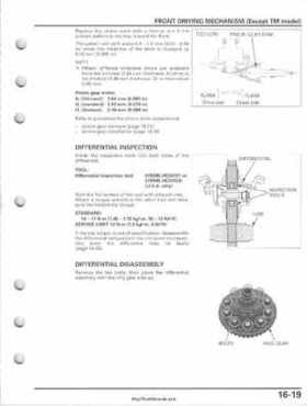 2005-2011 Honda FourTrax Foreman TRX500 FE/FPE/FM/FPM/TM Service Manual, Page 357