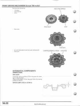 2005-2011 Honda FourTrax Foreman TRX500 FE/FPE/FM/FPM/TM Service Manual, Page 358