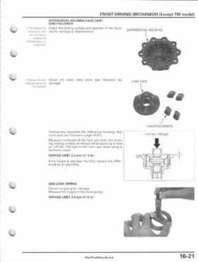 2005-2011 Honda FourTrax Foreman TRX500 FE/FPE/FM/FPM/TM Service Manual, Page 359