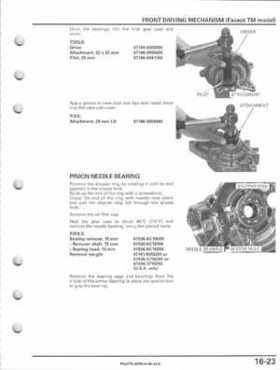 2005-2011 Honda FourTrax Foreman TRX500 FE/FPE/FM/FPM/TM Service Manual, Page 361