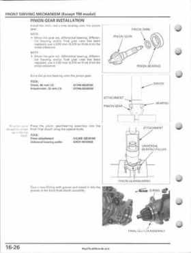 2005-2011 Honda FourTrax Foreman TRX500 FE/FPE/FM/FPM/TM Service Manual, Page 364