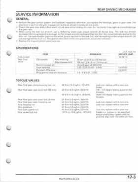 2005-2011 Honda FourTrax Foreman TRX500 FE/FPE/FM/FPM/TM Service Manual, Page 375