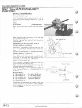 2005-2011 Honda FourTrax Foreman TRX500 FE/FPE/FM/FPM/TM Service Manual, Page 384