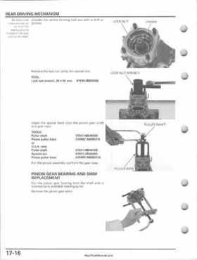 2005-2011 Honda FourTrax Foreman TRX500 FE/FPE/FM/FPM/TM Service Manual, Page 388