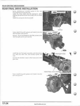 2005-2011 Honda FourTrax Foreman TRX500 FE/FPE/FM/FPM/TM Service Manual, Page 396