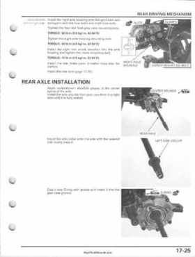 2005-2011 Honda FourTrax Foreman TRX500 FE/FPE/FM/FPM/TM Service Manual, Page 397