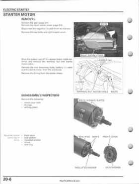2005-2011 Honda FourTrax Foreman TRX500 FE/FPE/FM/FPM/TM Service Manual, Page 422