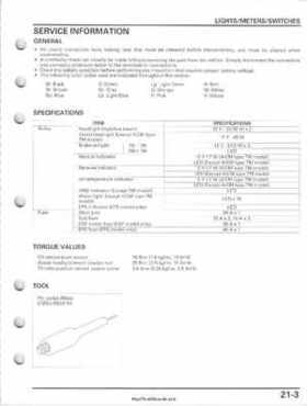 2005-2011 Honda FourTrax Foreman TRX500 FE/FPE/FM/FPM/TM Service Manual, Page 433