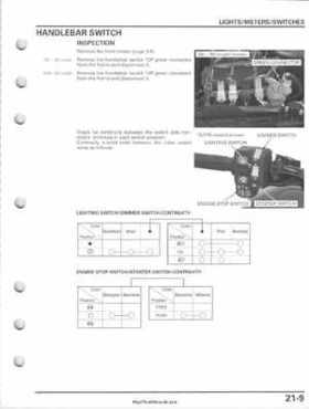 2005-2011 Honda FourTrax Foreman TRX500 FE/FPE/FM/FPM/TM Service Manual, Page 439