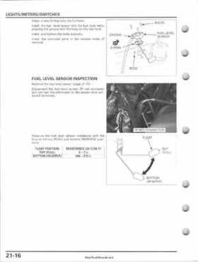 2005-2011 Honda FourTrax Foreman TRX500 FE/FPE/FM/FPM/TM Service Manual, Page 446