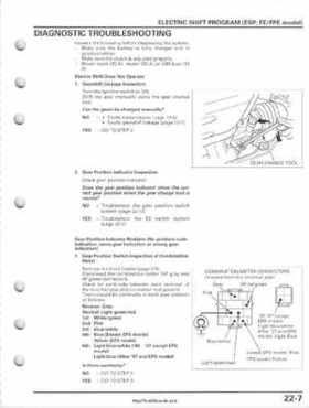 2005-2011 Honda FourTrax Foreman TRX500 FE/FPE/FM/FPM/TM Service Manual, Page 461