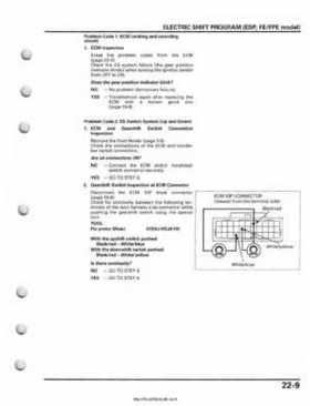 2005-2011 Honda FourTrax Foreman TRX500 FE/FPE/FM/FPM/TM Service Manual, Page 463