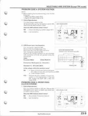 2005-2011 Honda FourTrax Foreman TRX500 FE/FPE/FM/FPM/TM Service Manual, Page 489