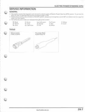 2005-2011 Honda FourTrax Foreman TRX500 FE/FPE/FM/FPM/TM Service Manual, Page 497