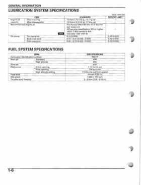 2005-2011 Honda Recon TRX250TE/TM service manual, Page 9