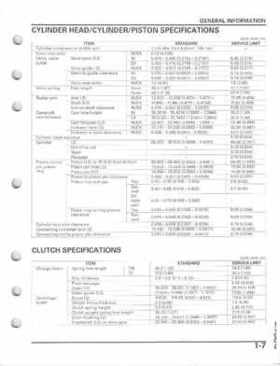 2005-2011 Honda Recon TRX250TE/TM service manual, Page 10