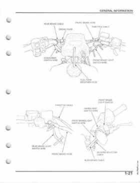 2005-2011 Honda Recon TRX250TE/TM service manual, Page 24