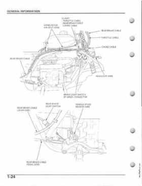 2005-2011 Honda Recon TRX250TE/TM service manual, Page 27