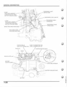 2005-2011 Honda Recon TRX250TE/TM service manual, Page 31