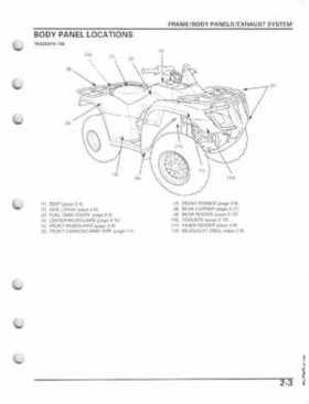 2005-2011 Honda Recon TRX250TE/TM service manual, Page 38